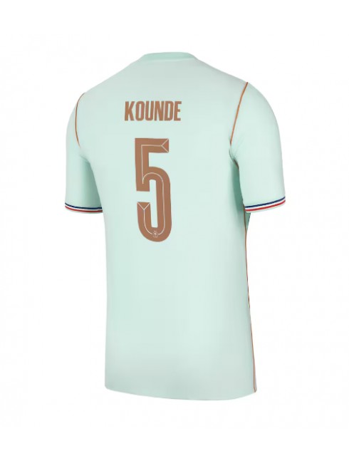 Billige Frankrike Jules Kounde #5 Bortedrakt VM 2026 Kortermet Billige Frankrike Jules Kounde #5 Bortedrakt VM 2026 Kortermet